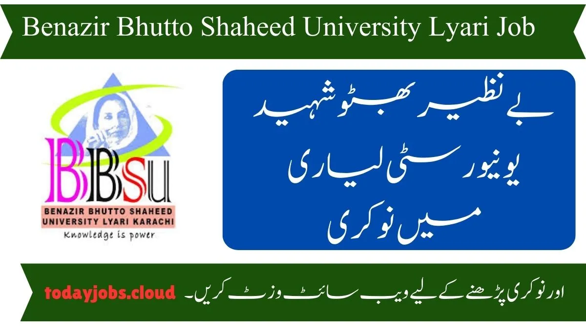 Benazir Bhutto Shaheed University Lyari Job