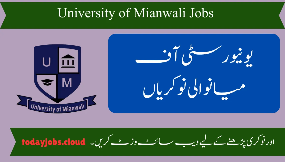 Latest University of Mianwali Jobs